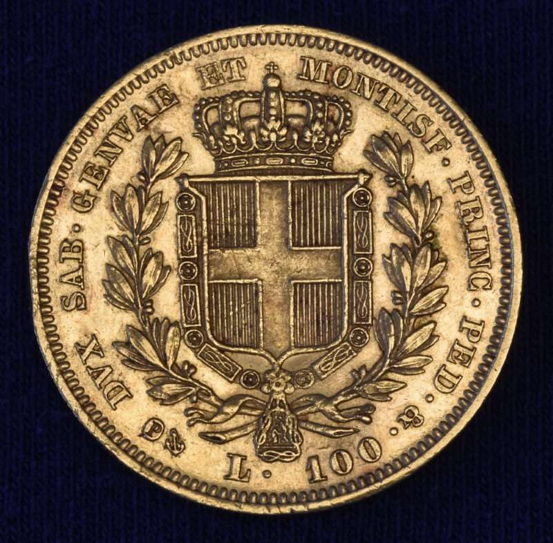 100 Lire Carlo Alberto - 1832 (1).JPG