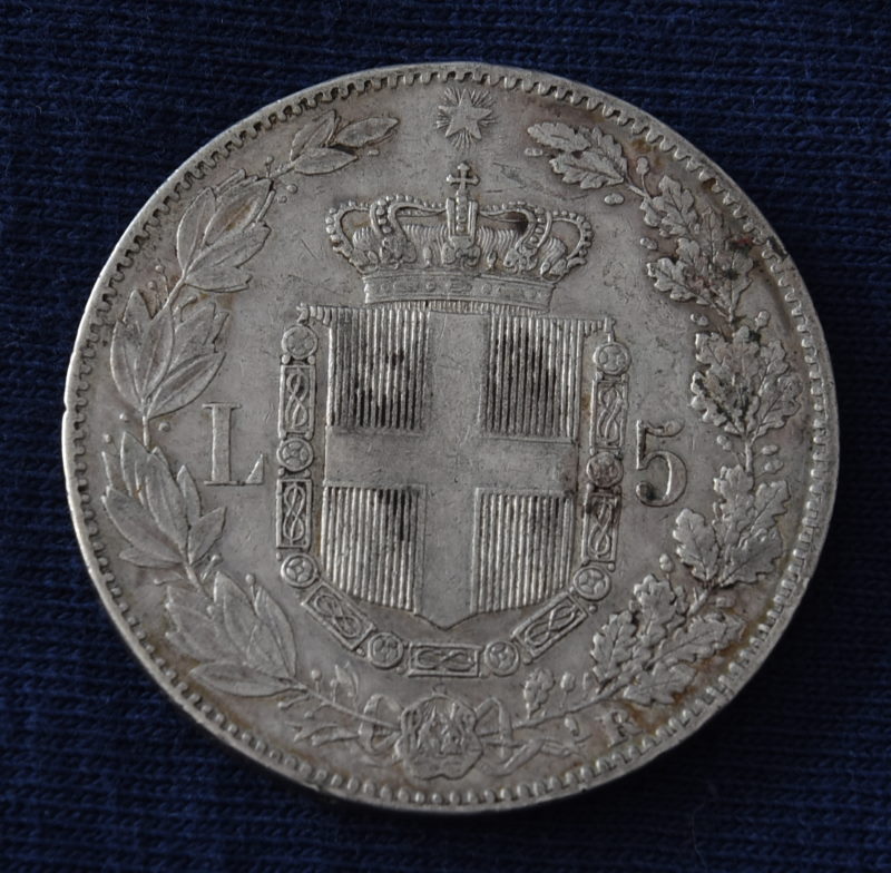 5 Lire Silber - 1879 - Umberto I (1).JPG