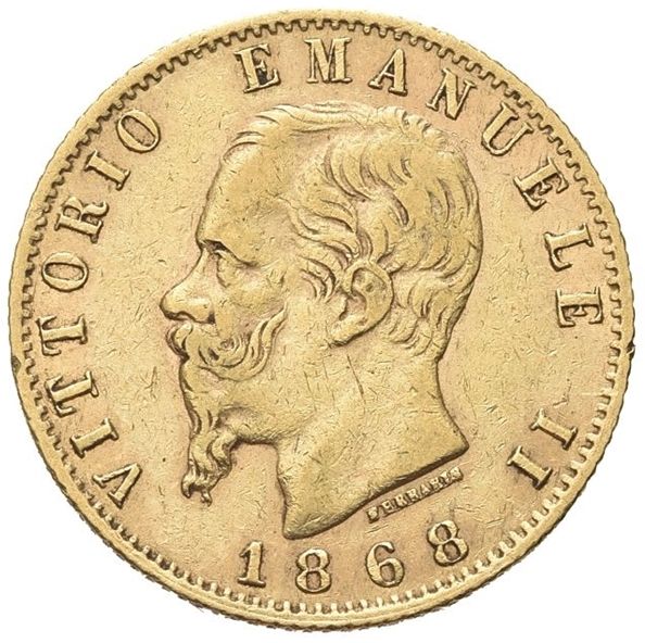 Vittorio Emanuele II, 1861-1878. - 20 Lire 1868 av.jpg