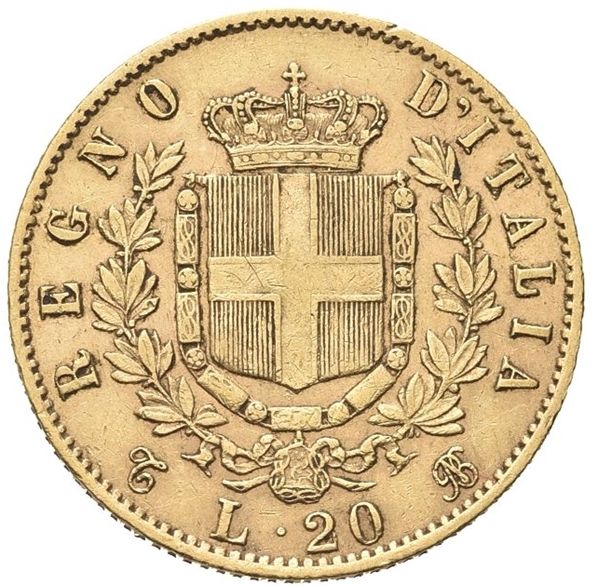 Vittorio Emanuele II, 1861-1878. - 20 Lire 1868 rv.jpg