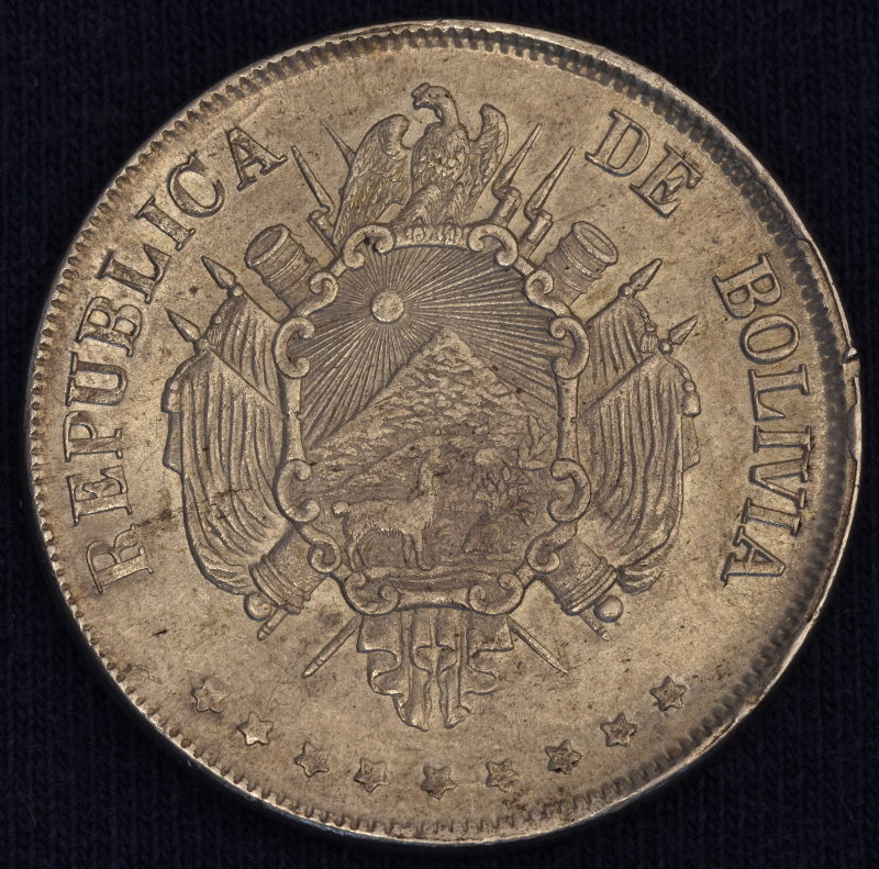 Un Boliviano Silber - 1872 (1).JPG