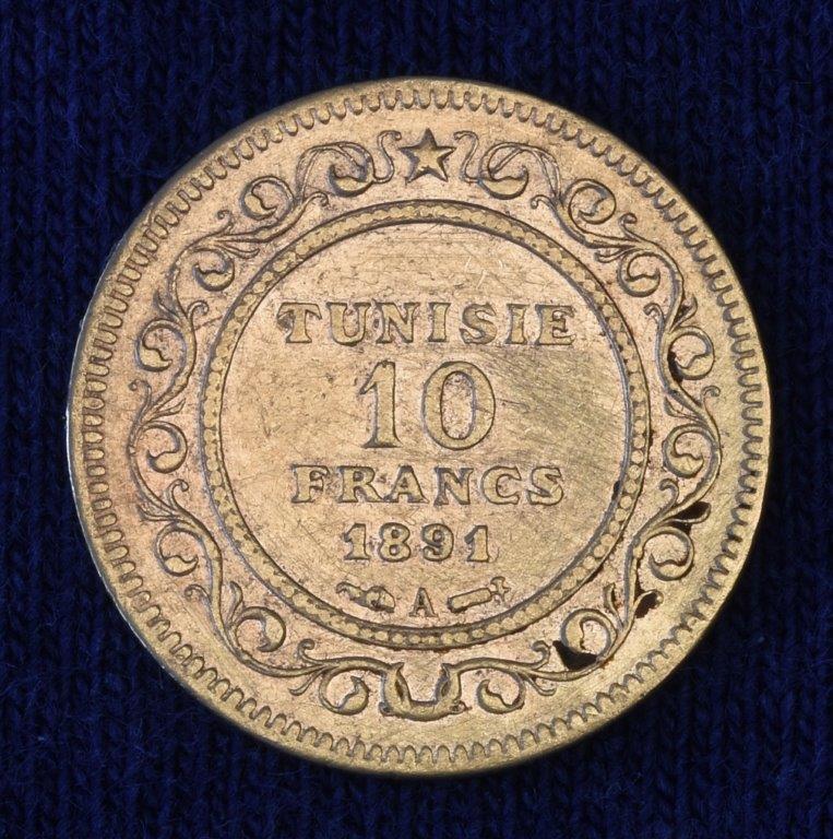 Tunesien - 10 Francs - 1891 (2).jpg