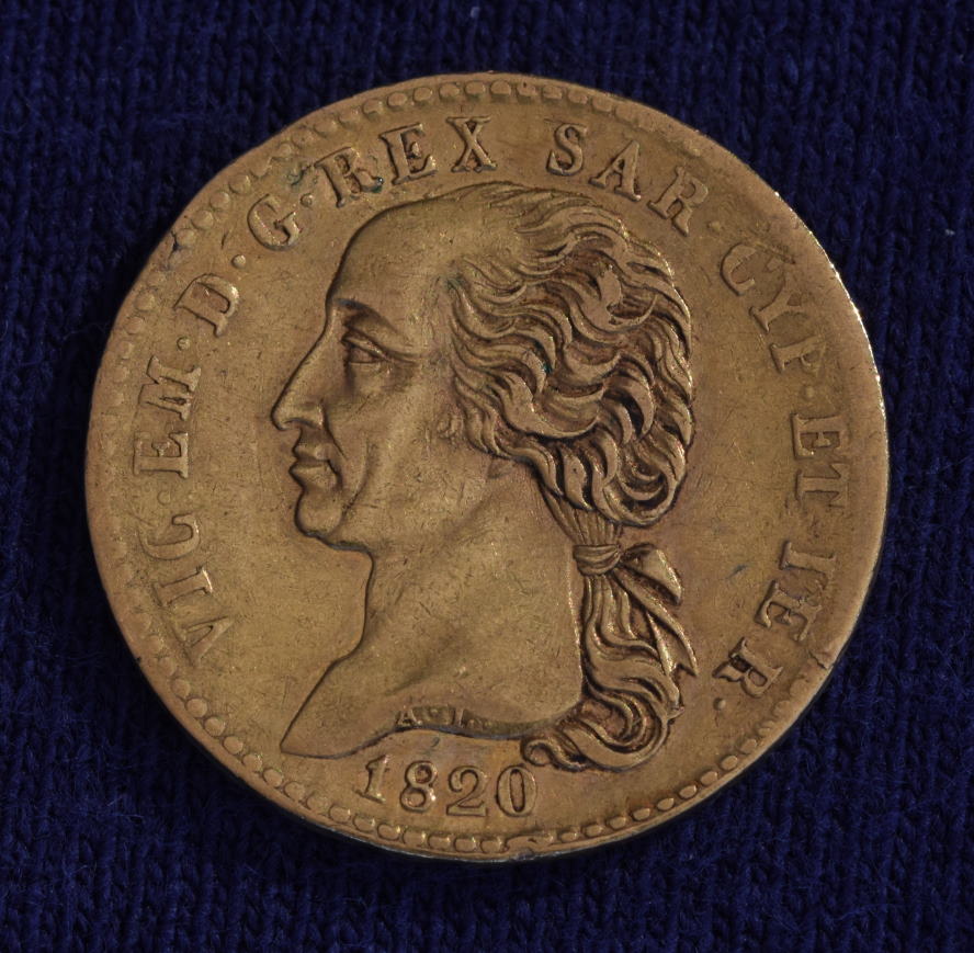 20 Lire Vittorio Emanuele I - 1820 (2).JPG